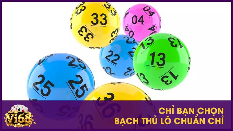 Chỉ bạn chọn bạch thủ lô chuẩn chỉ