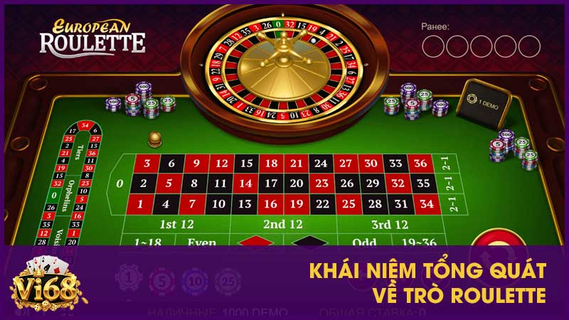 Khái niệm tổng quát về trò roulette