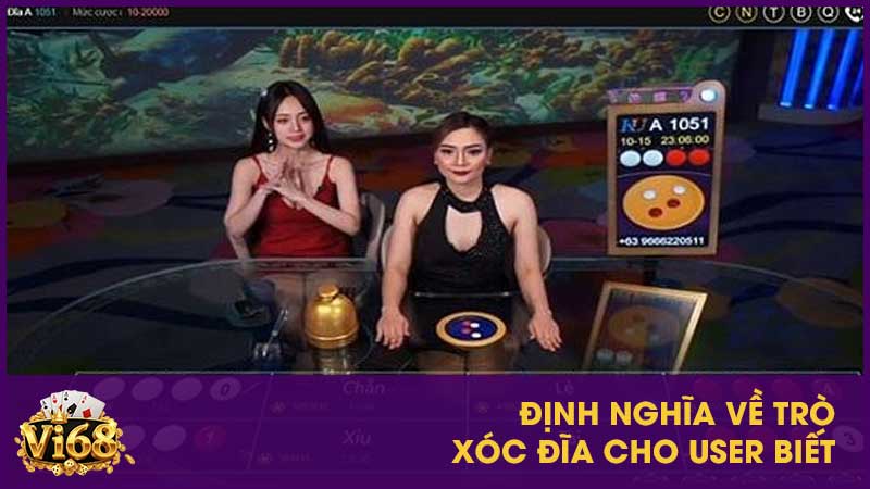 Định nghĩa về trò xóc đĩa cho user biết